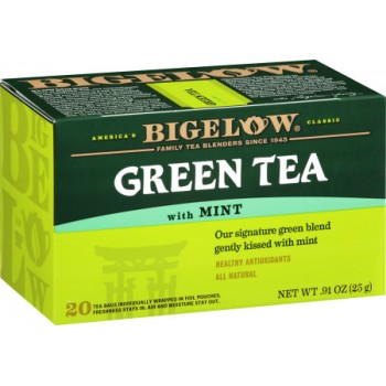 BIGELOW GREEN W/MINT 20CT